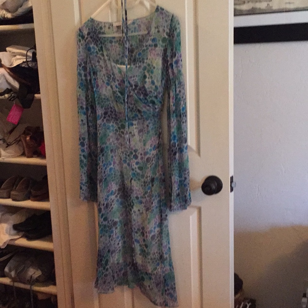 Diane von furstenberg silk dress size 2